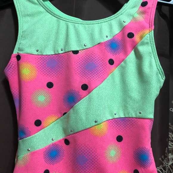 Danskin Other - Gymnastics Leo Leotard Dance Tumbling 6 6x Pink S